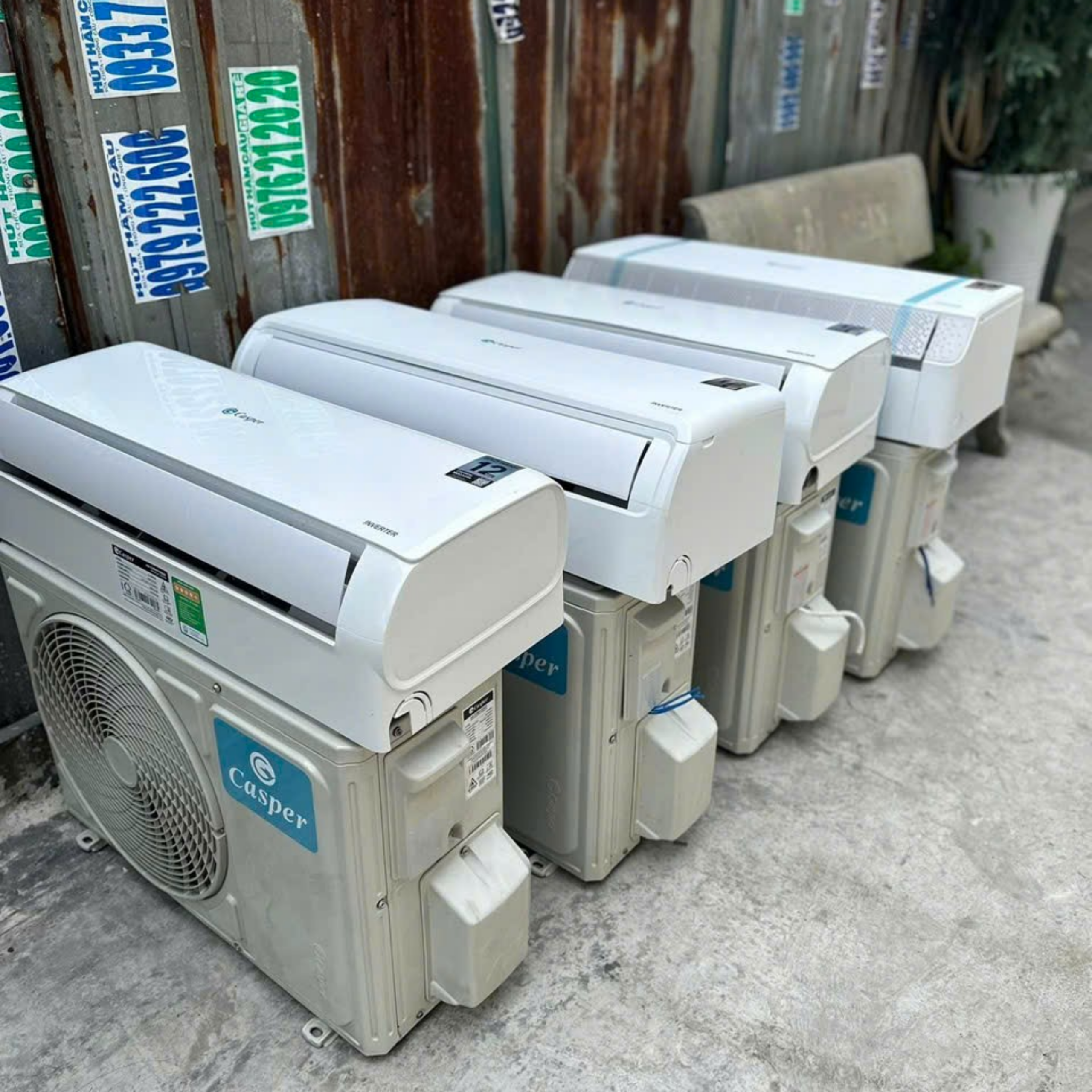 Máy lạnh cũ Casper 1.0Hp Inverter R-32a mới 90%