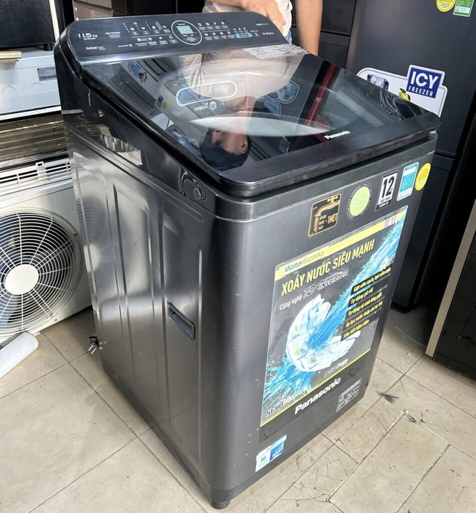 Máy giặt Panasonic Inverter 11.5 Kg NA-FD11AR1BV tiết kiệm điện mới 95%