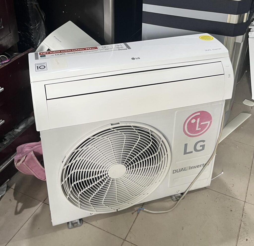 Máy lạnh cũ LG inverter 1HP tiết kiệm điện Gas R410